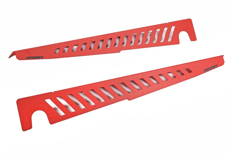 Perrin Fender Shroud Kit Red (PSP-ENG-551RD) | Subaru WRX 2022-2025