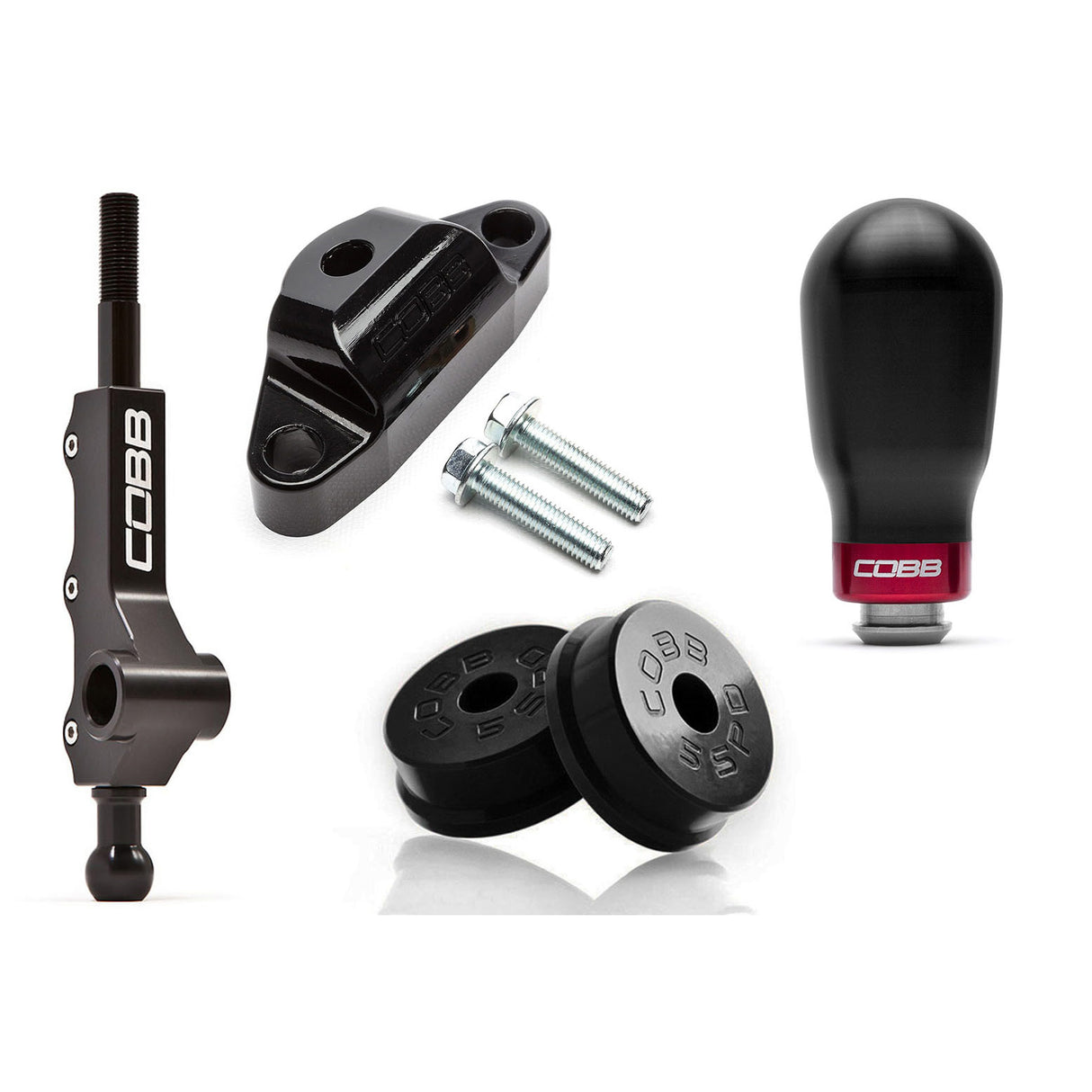 COBB Stage 1+ Drivetrain Package 5-Speed With Factory Short Shifter Tall Weighted Knob (211X01P-TW) | Subaru WRX 2002-2007