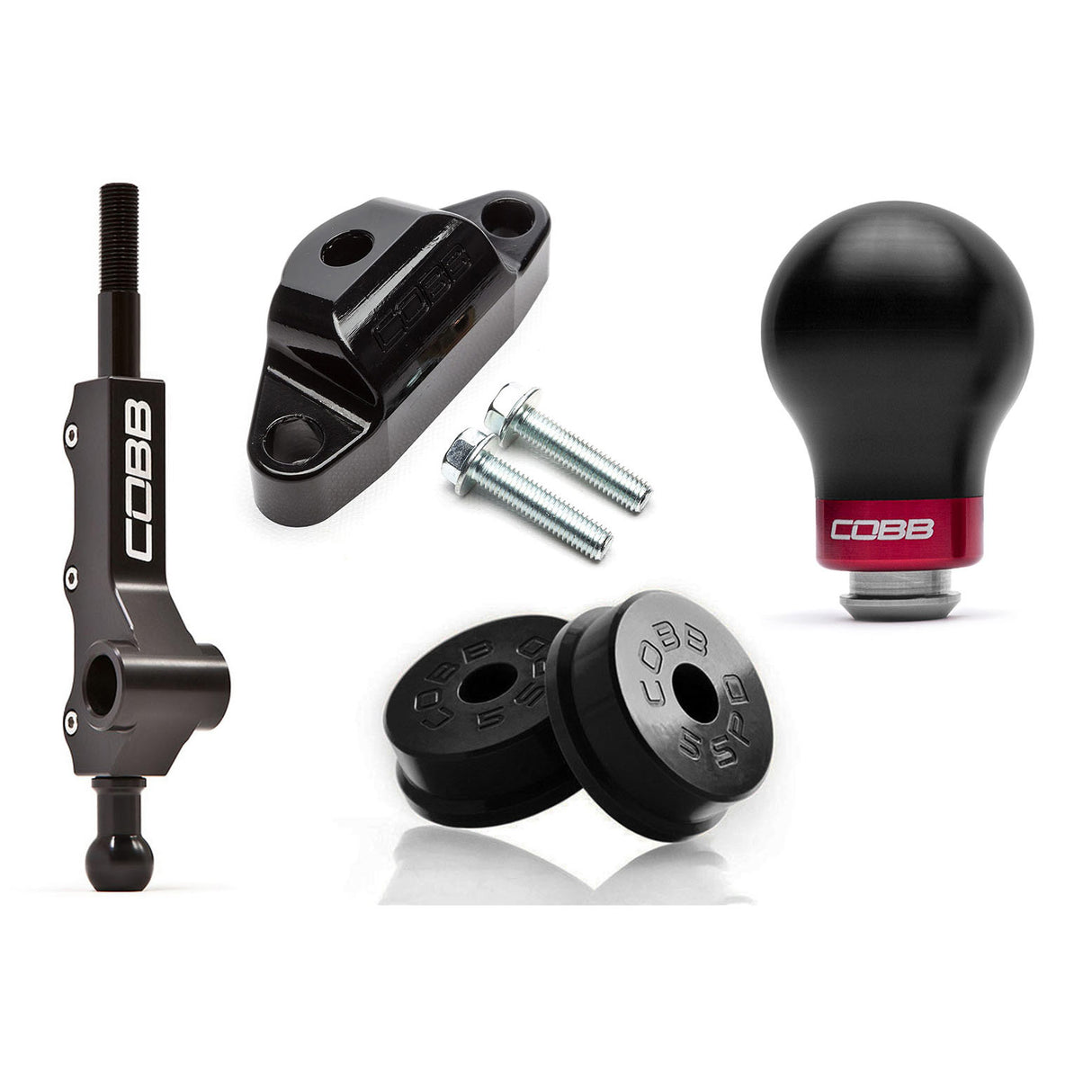 COBB Stage 1+ Drivetrain Package 5-Speed With Factory Short Shifter Weighted Knob (211X01P-WK) | Subaru WRX 2002-2007