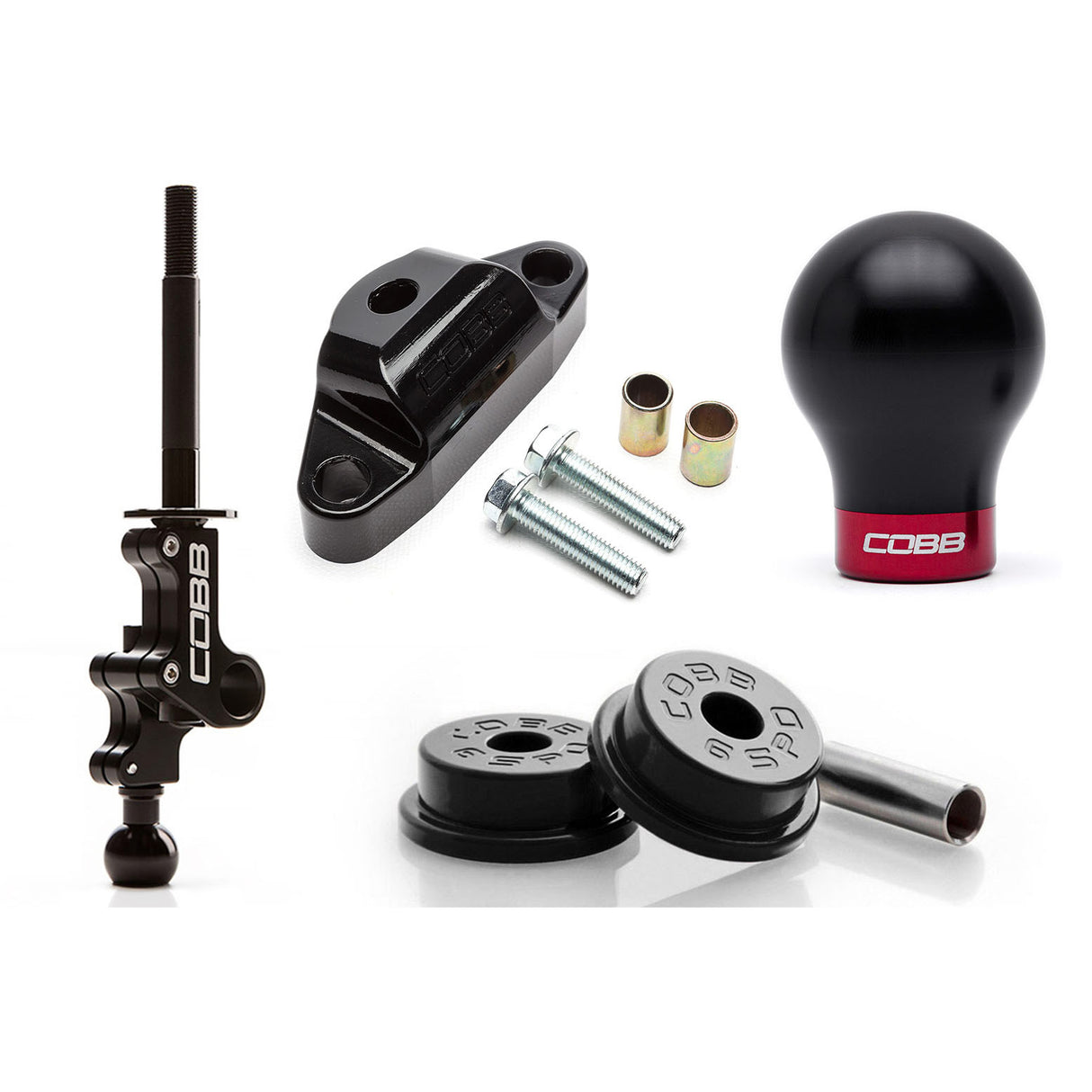 COBB Stage 1+ Drivetrain Package 6-Speed Weighted Knob Subaru 2004-2021 STI | 215X01P-WK