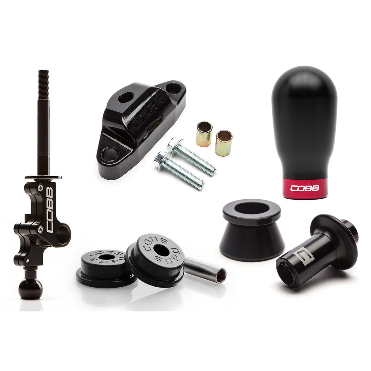 COBB Stage 2+ Drivetrain Package 6-Speed Tall Weighted Knob (215X02P-TW) | Subaru STI 2004-2021