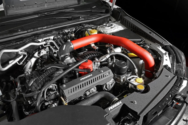 Perrin Performance Front Mount Intercooler Kit Black Core Red Pipes Subaru 2022-2025 WRX | PSP-ITR-441BK/RD