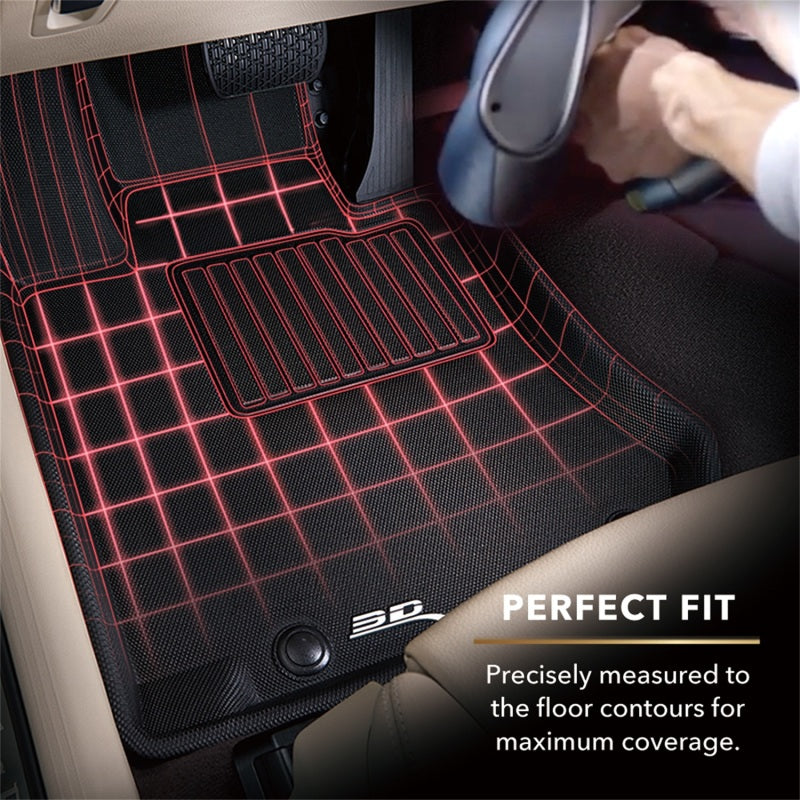 3D MAXpider Kagu Front Row All Weather Floor Liners Black (L1SB01011509) | Subaru WRX 2002-2007 / STI 2004-2007