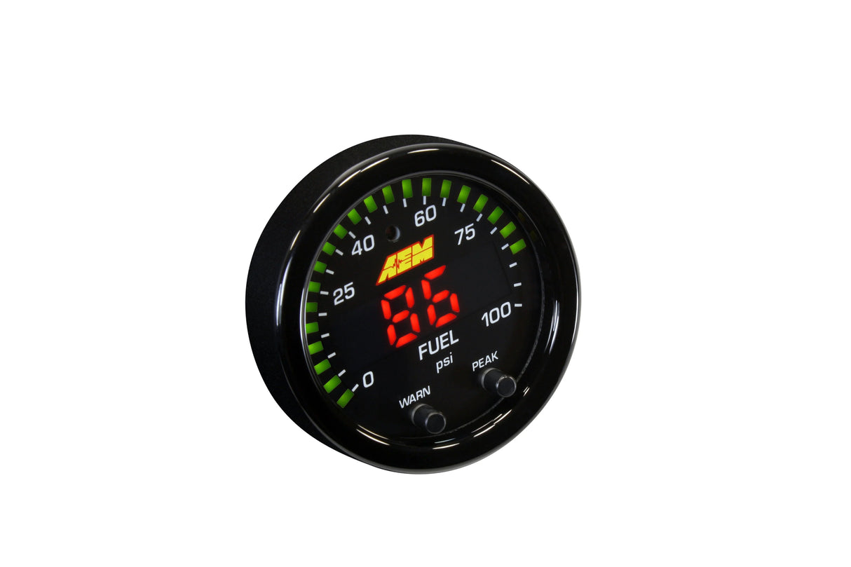 AEM X-Series Pressure Gauge Kit 0-100psi (30-0301)