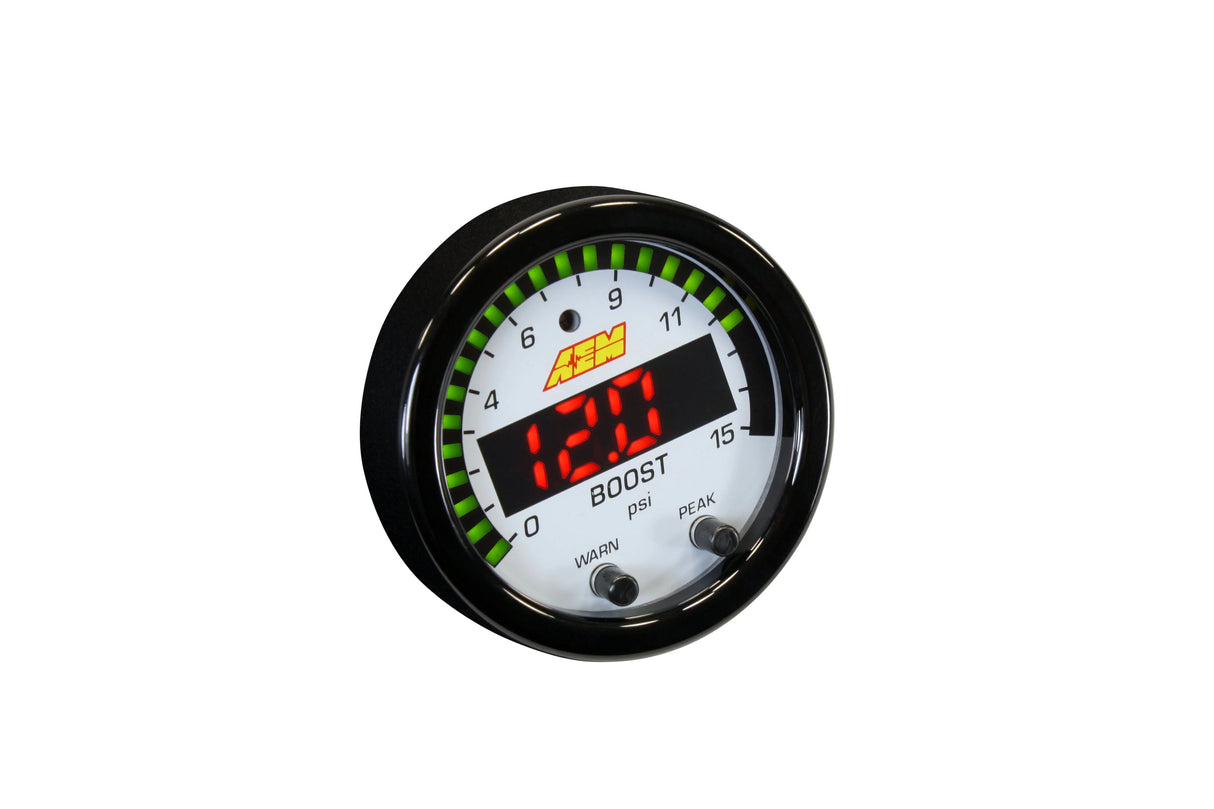 AEM X-Series Pressure Gauge Kit 0-15psi (30-0309)