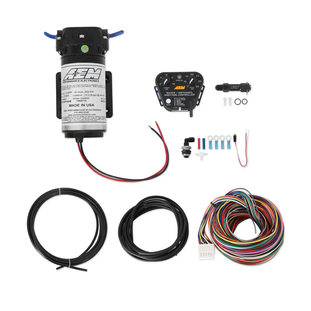 AEM Water Methanol Injection Kit V2 up to 35psi Without Tank (30-3302)
