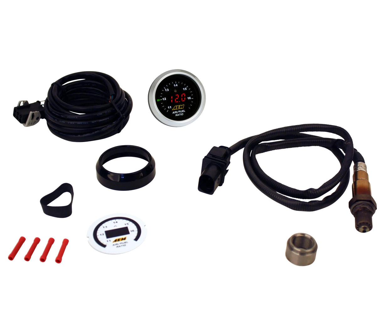 AEM 52mm O2 Air Fuel Wideband AFR Gauge Kit (30-4110)