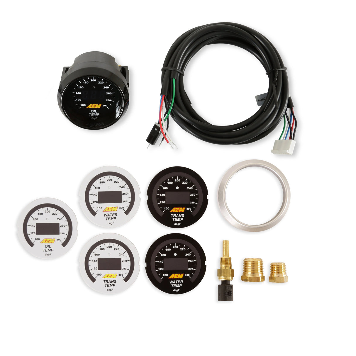 AEM 52mm Digital Temperature Transmission, Water, or Oil Gauges (30-4402)