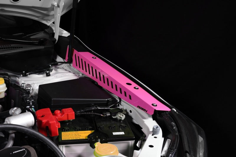 Perrin Fender Shroud Kit Hyper Pink (PSP-ENG-551HP) | Subaru WRX 2022-2025