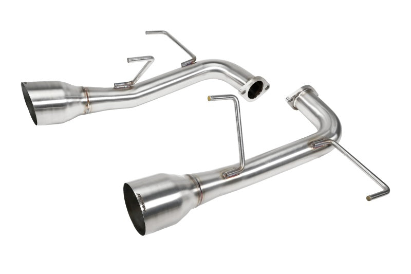 Perrin Axle Back Exhaust Dual Exit Single Tip Stainless Steel (PSP-EXT-341BR) | Subaru WRX 2015-2025 / STI 2015-2021
