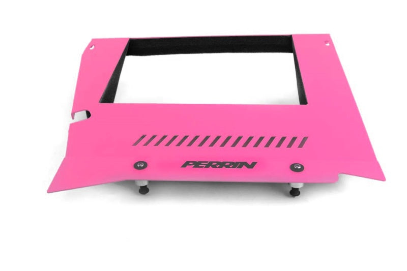 Perrin Engine Cover Kit Includes Intercooler And Pulley Covers Hyper Pink (PSP-ENG-165HP) | Subaru WRX 2015-2021