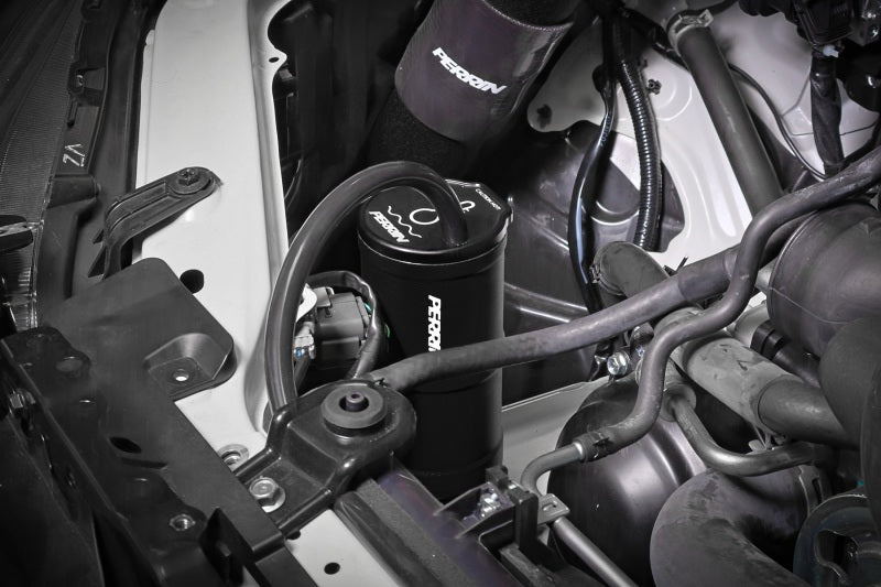 Perrin Performance Coolant Overflow Tank Black Subaru 2002-2025 WRX / 2004-2021 STI / 2013-2025 BRZ / FR-S / GT86 / GR86 | ASM-ENG-505BK