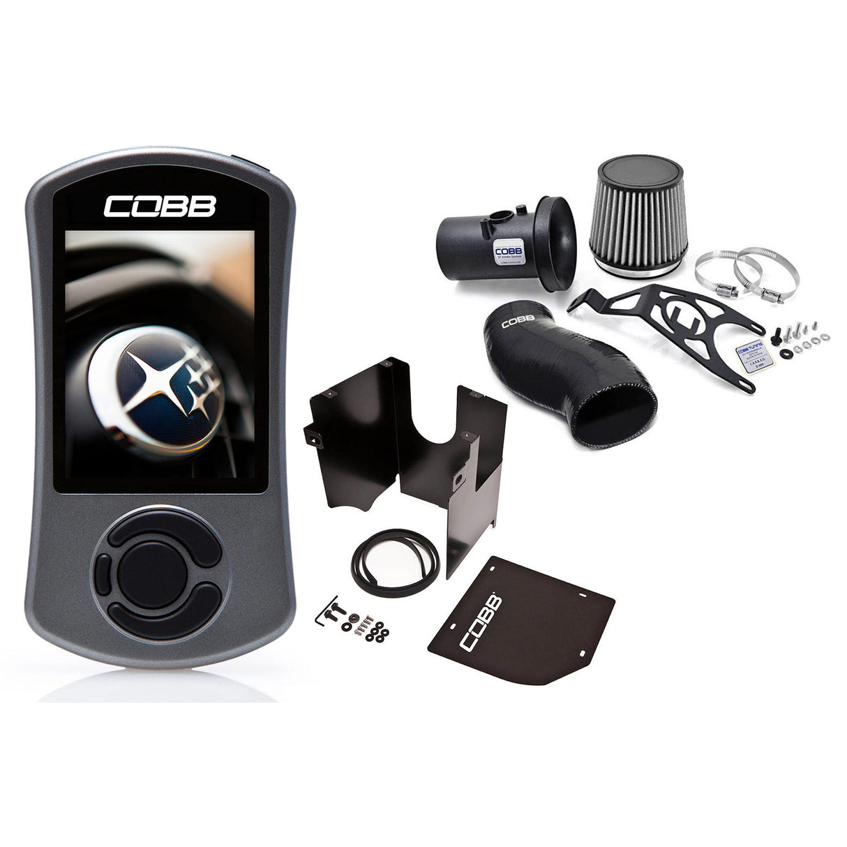 COBB Stage 1+ Power Package SF Intake Black (615X01P-BK) | Subaru WRX 2008-2014 / STI 2008-2014 / Forester XT 2009-2013