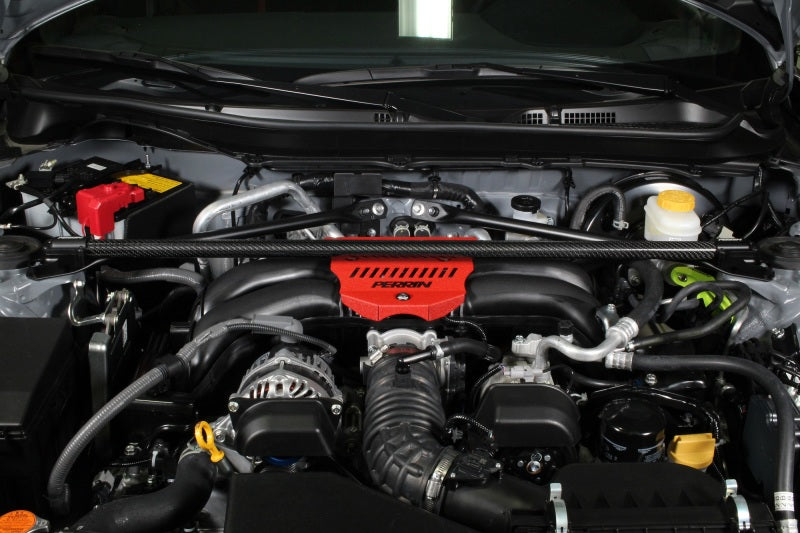 Perrin Front Strut Tower Bar Carbon Fiber (PSP-SUS-066CF) | Subaru BRZ 2013-2025 / Scion FR-S 2013-2016 / Toyota GT86 2017-2021 / GR86 2022-2025