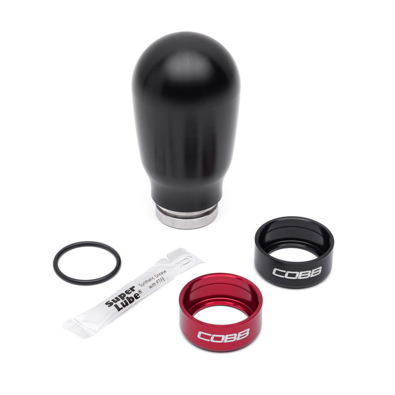 COBB 6-Speed Tall Weighted Shift Knob Black Subaru 2015-2025 WRX / 2004-2021 STI | 213370-BK