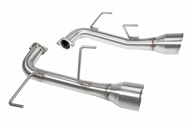 Perrin Axle Back Exhaust Dual Exit Single Tip Stainless Steel (PSP-EXT-341BR) | Subaru WRX 2015-2025 / STI 2015-2021