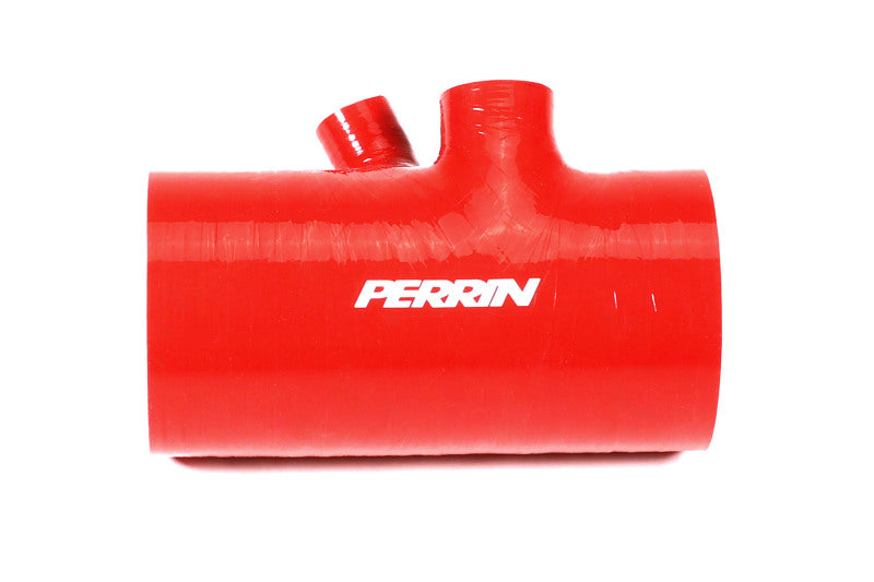 Perrin Turbo Inlet Hose With Short Nozzle Red V2 Fitment (PSP-INT-426RD) | Subaru WRX 2022-2024