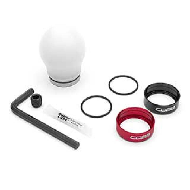 COBB Short Weighted Shift Knob White Manual Subaru 2013-2025 BRZ / 2013-2016 FRS / 2017-2021 GT86 / 2022-2024 GR86 | 291360-W