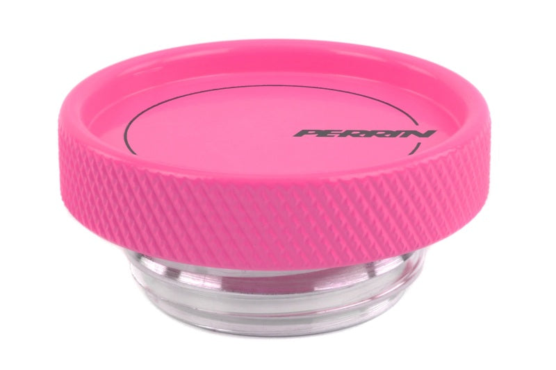 Perrin Oil Cap Round Style Hyper Pink (PSP-ENG-711HP) | Subaru WRX / STI / BRZ / Forester XT / Legacy GT / Legacy XT / Outback XT / Crosstrek / Ascent / Scion FR-S 2013-2016 / Toyota GT86 2017-2021 / GR86 2022-2025