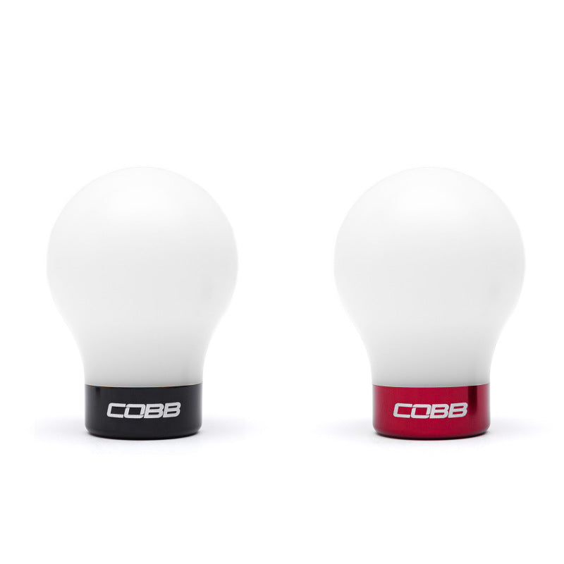 COBB 6-Speed Weighted Shift Knob White Subaru 2015-2025 WRX / 2004-2021 STI | 213360-W