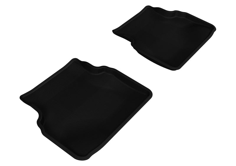 3D MAXpider Kagu Rear Row All Weather Floor Liners Black (L1SB01021509) | Subaru WRX 2002-2007 / STI 2004-2007