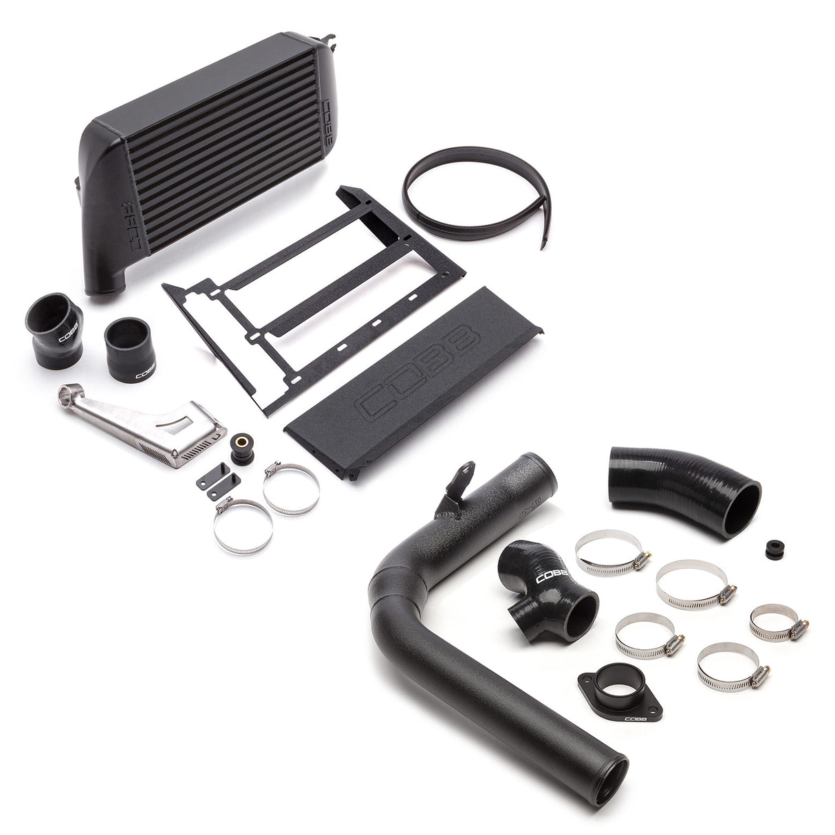 COBB Top Mount Intercooler Kit Black (B42400-BK) | Subaru WRX 2015-2021