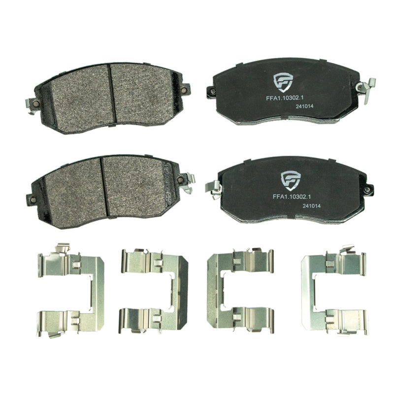FactionFab Front Brake Pads V2 Subaru 2011-2014 WRX / 2013-2024 BRZ / 2013-2016 FR-S / 2017-2021 GT86 / 2022-2024 GR86 | FFA1.10302.1