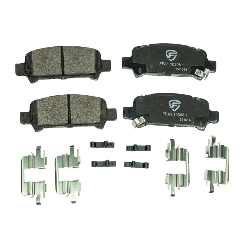 FactionFab Rear Brake Pads V2 Subaru 1998-2001 Impreza RS | FFA1.10308.1