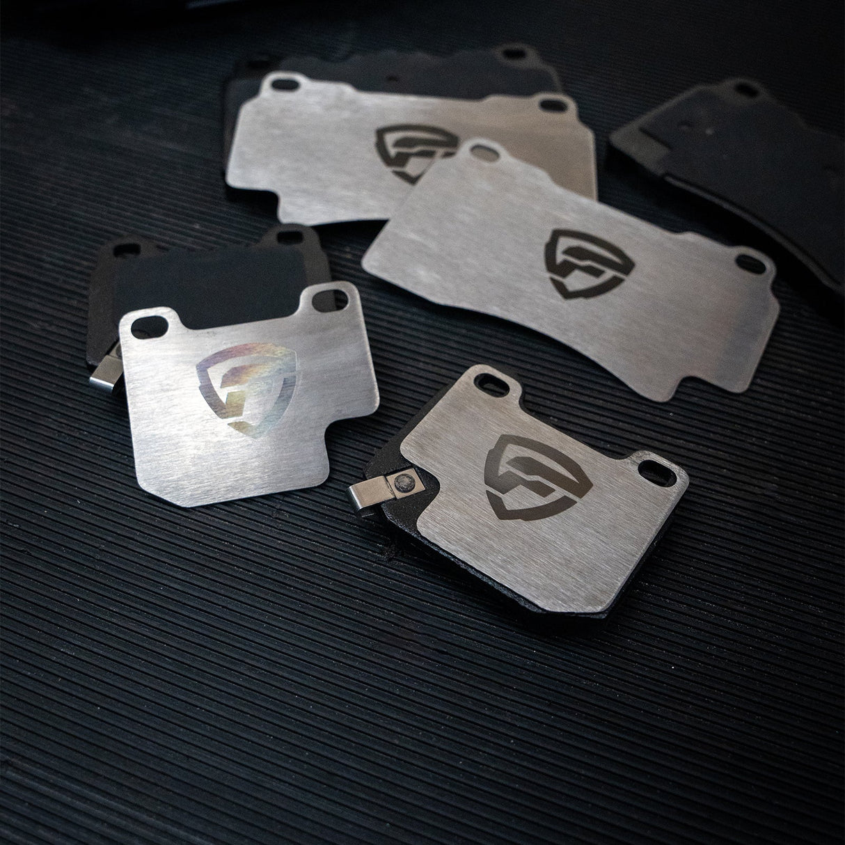 FactionFab Titanium Rear Brake Shim Set 2 Piston Brembo Subaru 2004-2017 STI | FFA1.10315.2