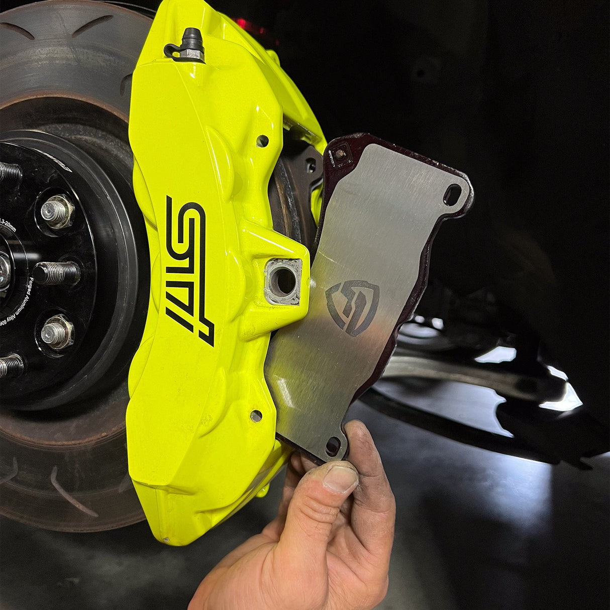 FactionFab Titanium Front Brake Shim Set Brembo Subaru 2018-2021 STI | FFA1.10316.1