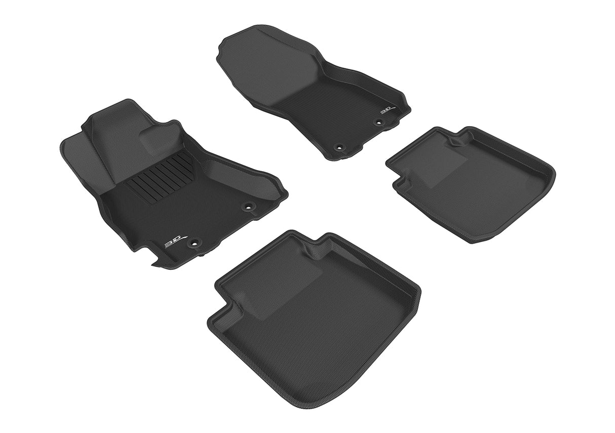 3D MAXpider Kagu Front And Rear All Weather Floor Liners Black (L1SB01301509) | Subaru Legacy 2015-2019 / Outback 2015-2019