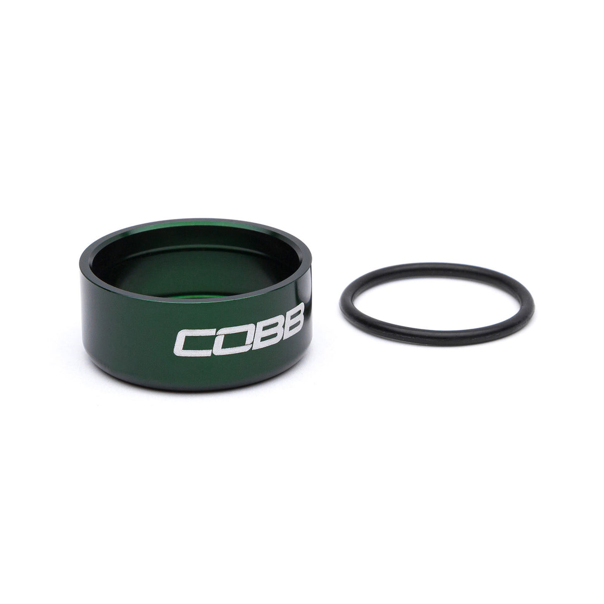 COBB Weighted Shift Knob Trim Ring 5-Speed And 6-Speed Green Anodized | SUB-001-422-GREEN