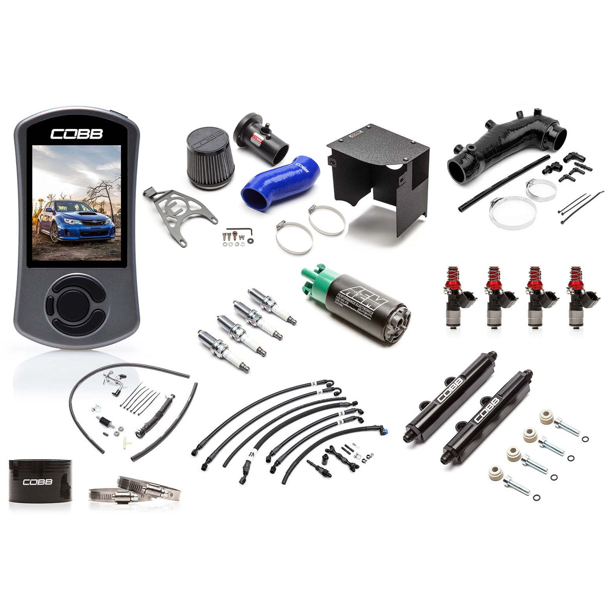 COBB NexGen Stage 2 Power Package Blue (SUB003NG2S1-BL) | Subaru STI 2008-2014