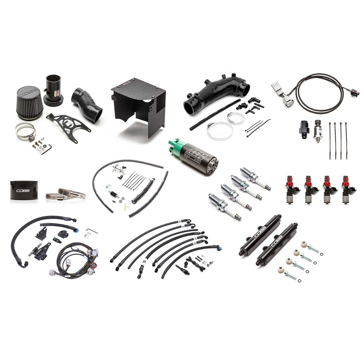COBB Stage 1 to NexGen Stage 2+ Flex Fuel Power Package Upgrade Black (SUB003NG2S1FF-S1-UP-BK) | Subaru STI 2008-2014