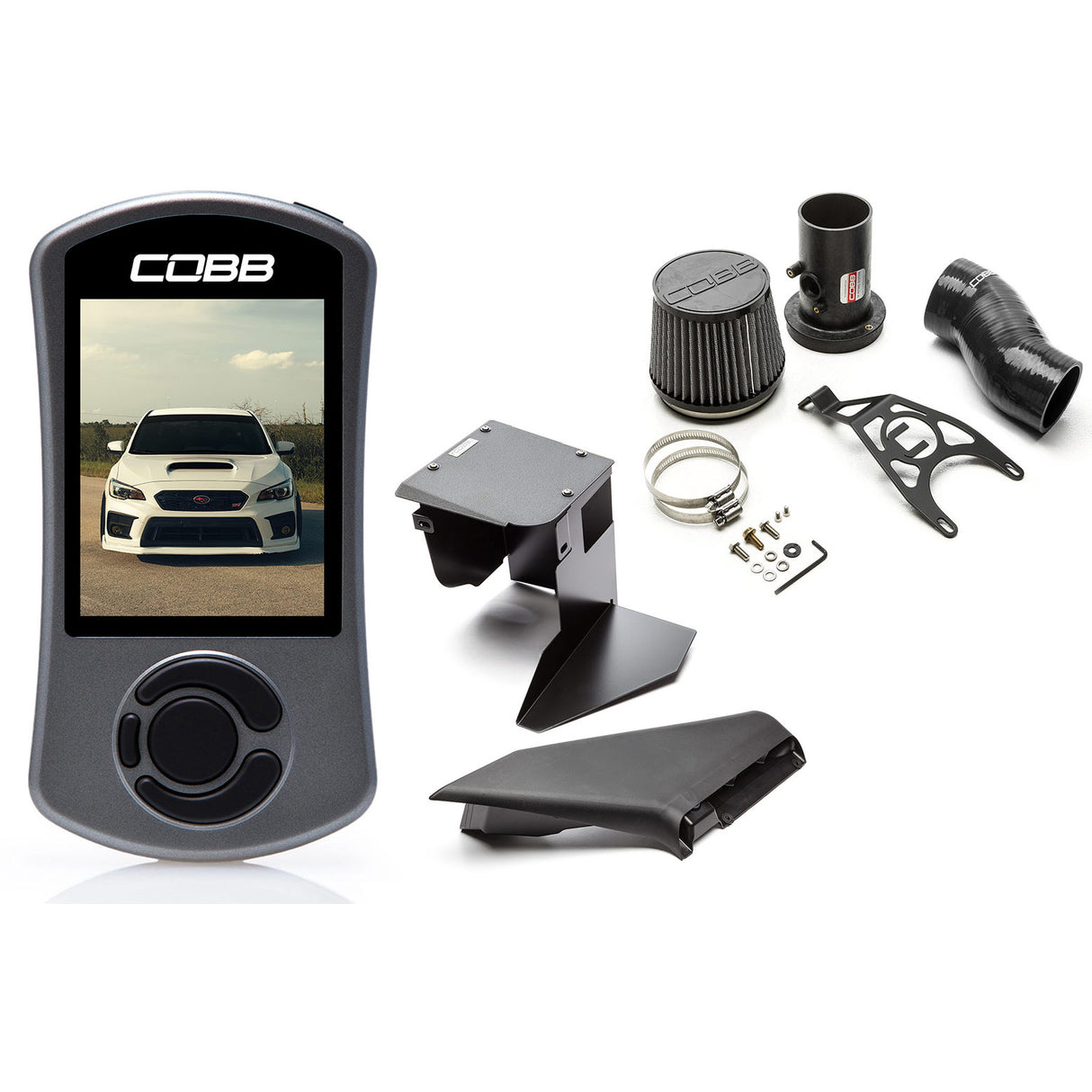 COBB Stage 1+ Power Package SF Intake Black (SUB0040S1P-BK) | Subaru STI Type RA 2018 / STI 2019-2021