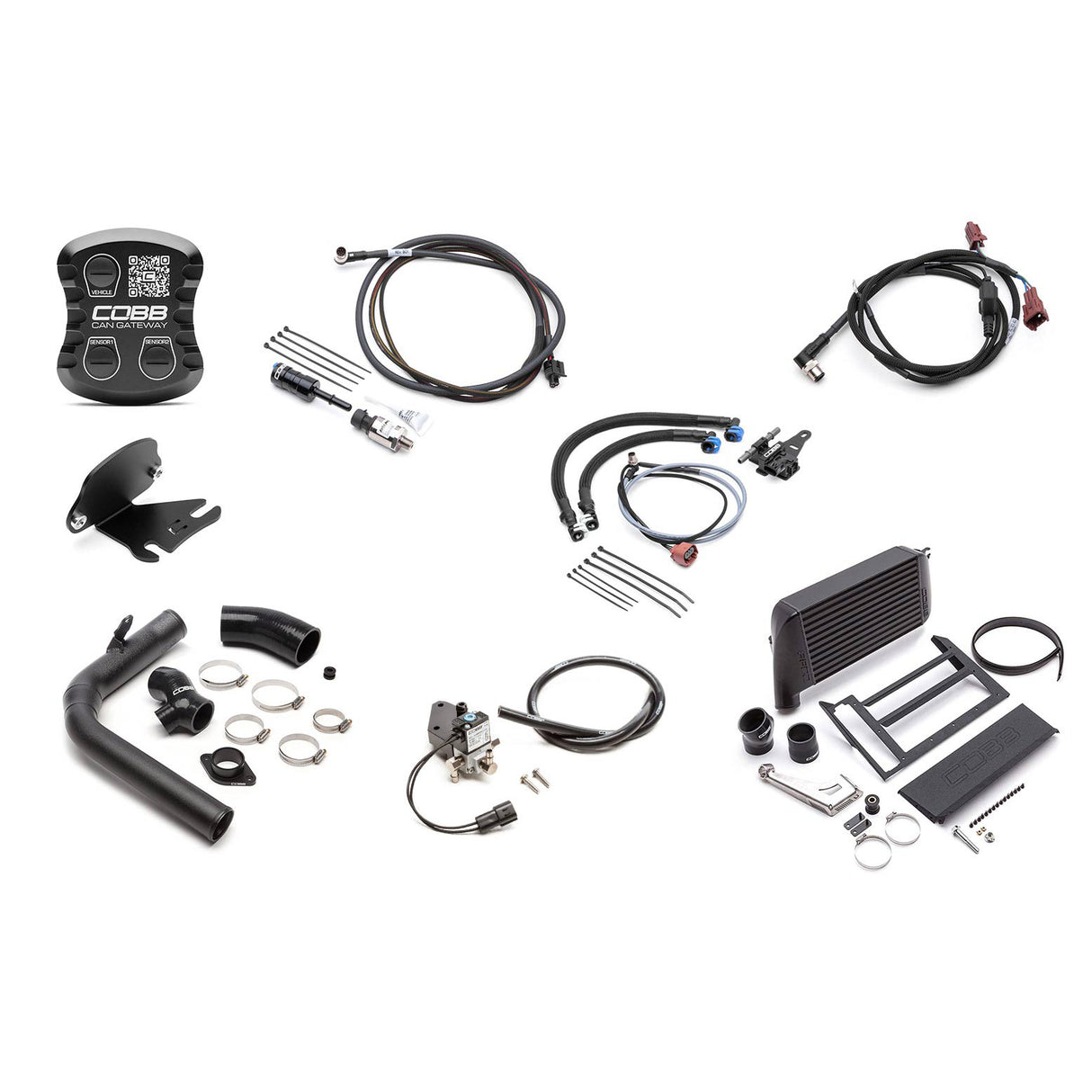 COBB Stage 1+ to NexGen Stage 2+ CAN Flex Fuel Power Package Black 6-Speed (SUB004NG2W-BK2FF-S1P-UP) | Subaru WRX 2018-2021