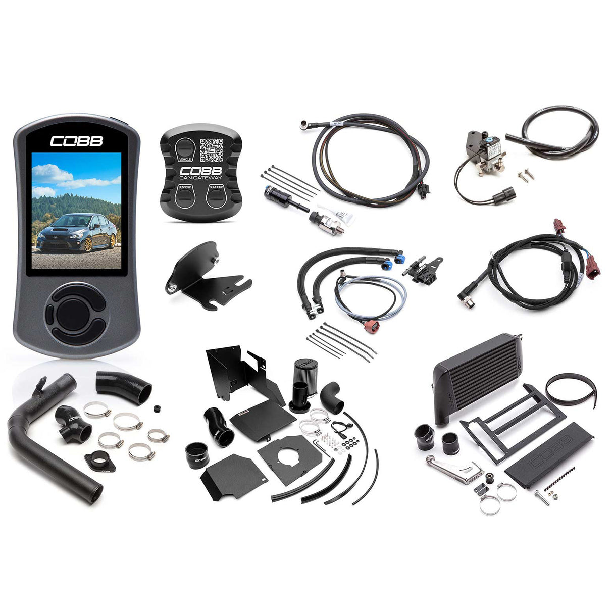 COBB NexGen Stage 2+ CAN Flex Fuel Power Package SF Intake Black 6-Speed Subaru 2018-2021 WRX | SUB004NG2W2-BK2FF