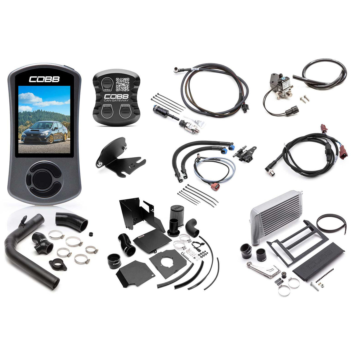 COBB NexGen Stage 2+ CAN Flex Fuel Power Package SF Intake Silver 6-Speed (SUB004NG2W2-SL2FF) | Subaru WRX 2018-2021