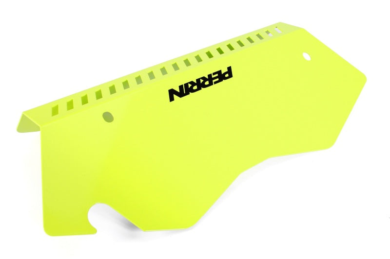Perrin Pulley Cover Neon Yellow (PSP-ENG-153NY) | Subaru WRX 2022-2025