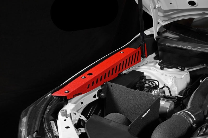 Perrin Fender Shroud Kit Red (PSP-ENG-551RD) | Subaru WRX 2022-2025