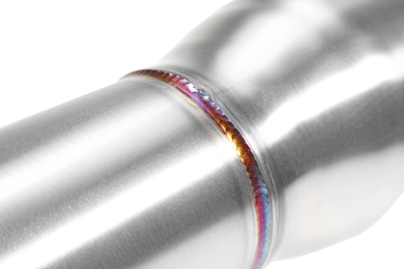 Perrin Axle Back Exhaust Dual Exit Single Tip Stainless Steel (PSP-EXT-341BR) | Subaru WRX 2015-2025 / STI 2015-2021