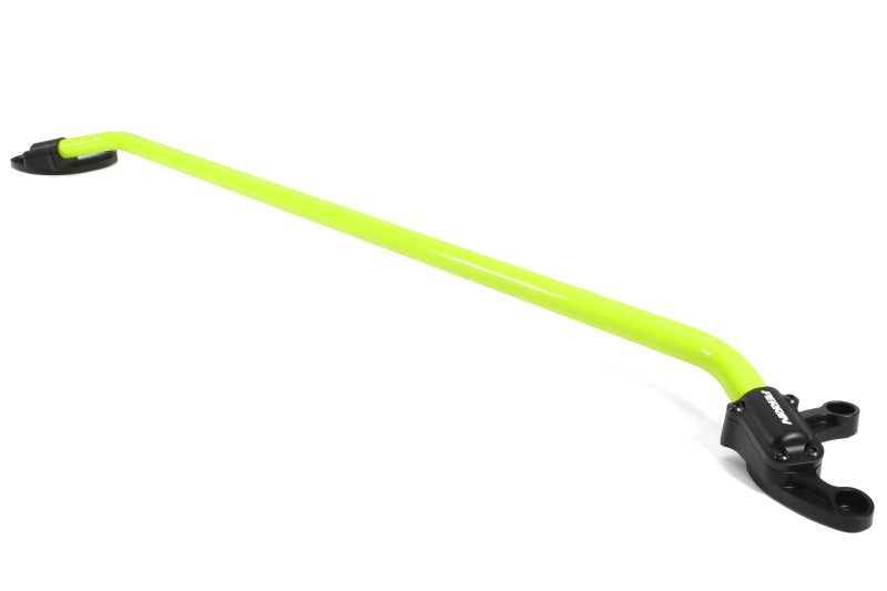 Perrin Front Strut Tower With Billet Feet Neon Yellow (PSP-ENG-061NY) | Subaru WRX 2022-2025