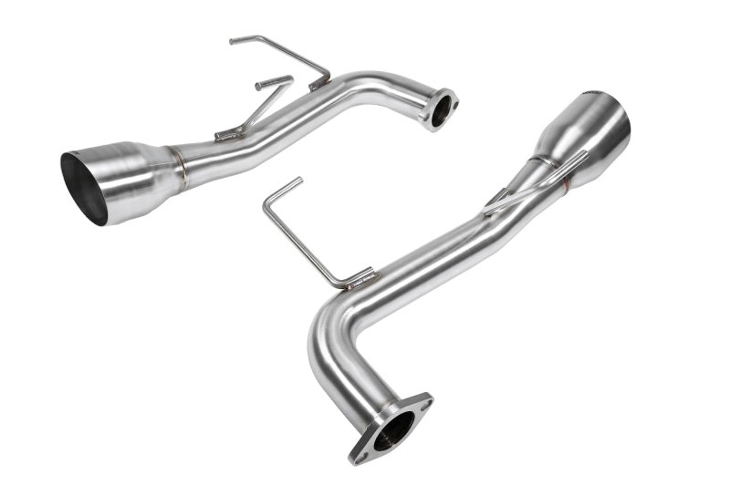 Perrin Axle Back Exhaust Dual Exit Single Tip Stainless Steel (PSP-EXT-341BR) | Subaru WRX 2015-2025 / STI 2015-2021