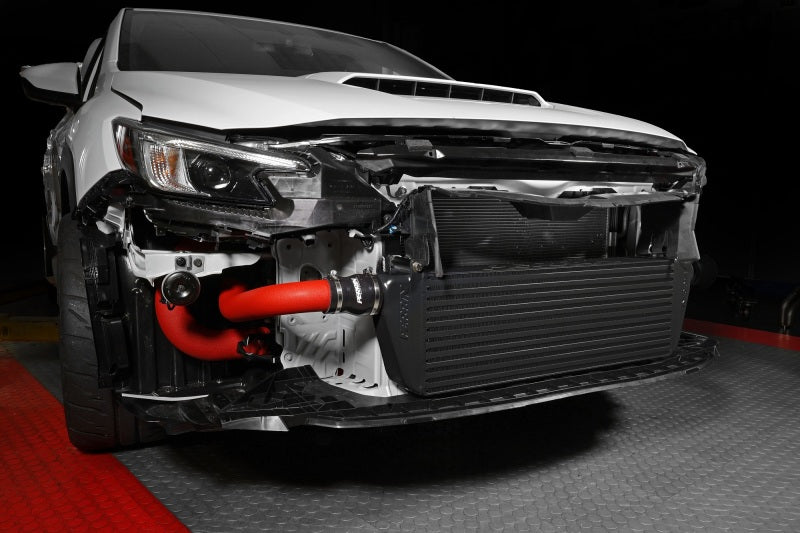 Perrin Performance Front Mount Intercooler Kit Black Core Red Pipes Subaru 2022-2025 WRX | PSP-ITR-441BK/RD