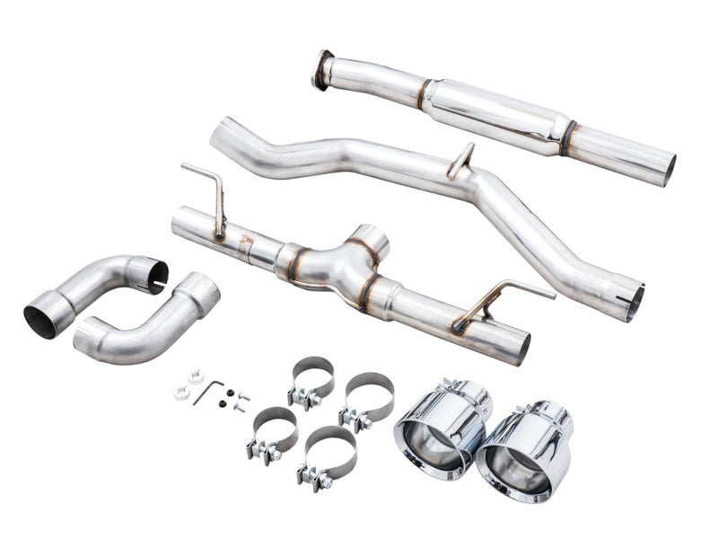 AWE Track Edition Cat Back Exhaust Chrome Silver Tips Subaru 2013-2024 BRZ / 2013-2016 FRS / 2017-2021 GT86 / 2022-2024 GR86 | 3020-32279