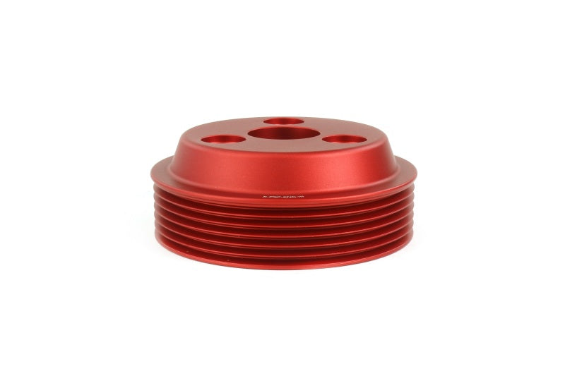 Perrin Water Pump Pulley Red (PSP-ENG-112RD) | Subaru WRX 2022-2025 / Ascent 2019-2025 / Legacy XT 2020-2025 / Crosstrek 2021-2025 / Outback XT 2020-2025