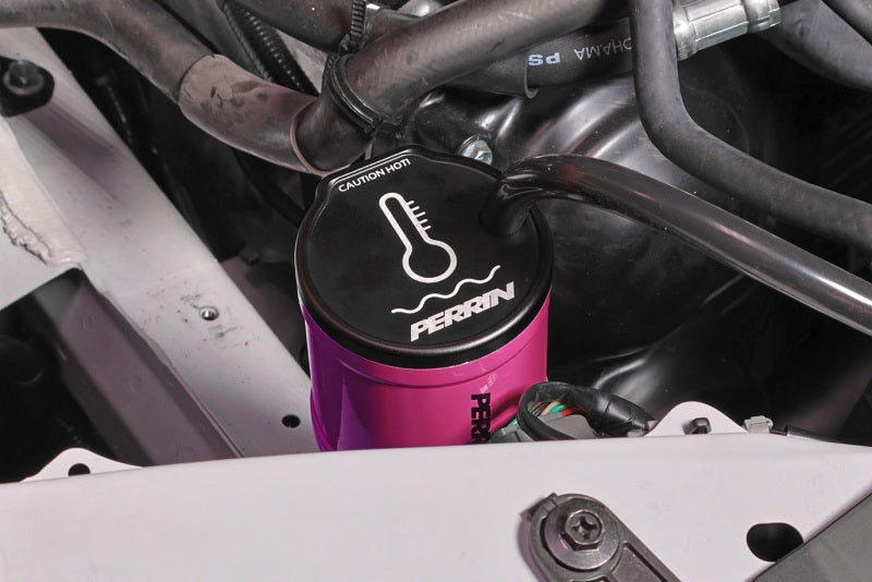 Perrin Performance Coolant Overflow Tank Hyper Pink Subaru 2002-2025 WRX / 2004-2021 STI / 2013-2025 BRZ / FR-S / GT86 / GR86 | ASM-ENG-505HP