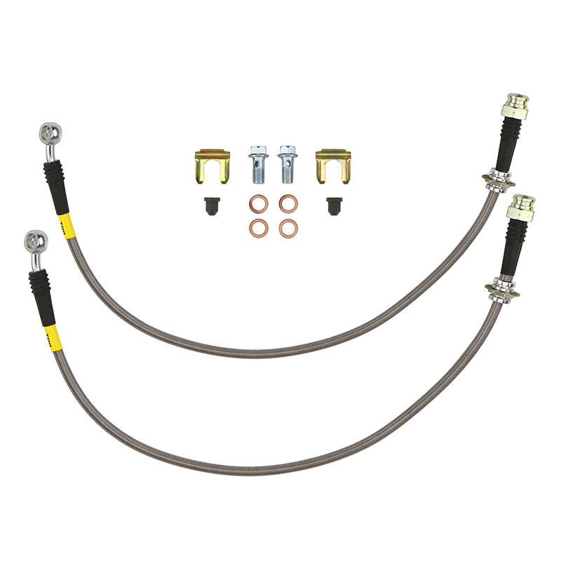 FactionFab Rear Stainless Steel Brake Lines Subaru Impreza L LX RS 1993-2001 with Disk Brakes | FFA1.10100.1