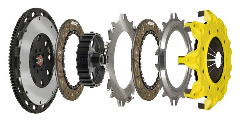 ACT Mod Twin 225 Heavy Duty Rigid Street Twin Disk Clutch Kit (T1S-S01) | Subaru WRX 2006-2025