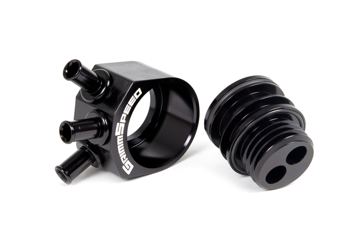 GrimmSpeed Air/Oil Separator Black Subaru 2008-2014 WRX